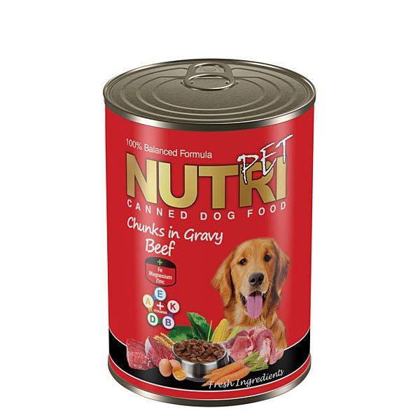 کنسرو بیف مخصوص سگ نوتری پت NUTRI PET