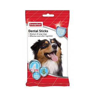تمیز کننده دندان سگ های بزرگ استیک دنتال بیفار - Beaphar Dental Sticks