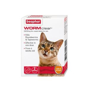 قرص ضد انگل مخصوص گربه و بچه گربه بیفار - Beaphar WORMclear