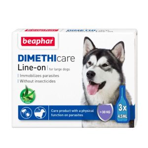 قطره ضد کک و کنه مخصوص سگ بزرگ بیفار - Beaphar Dimethicare Line-on