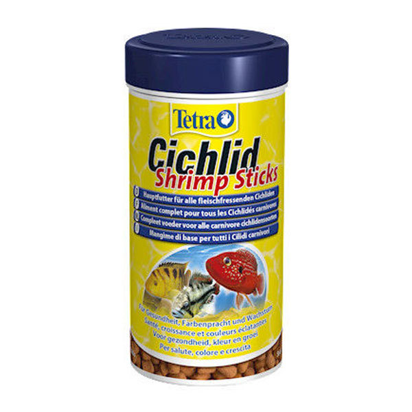 غذای سیچلاید با طعم میگو تترا - Tetra Cichlid Shrimp Sticks