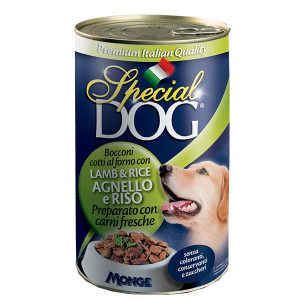 کنسرو سگ 1275 گرمی با طعم بره و برنج اسپشیال داگ