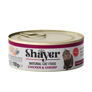 کنسرو گربه شایر با طعم مرغ و میگو - Shayer Chicken & Shrimp