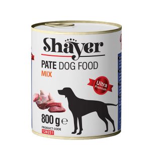 کنسرو سگ 800 گرمی میکس شایر - Shayer Mix