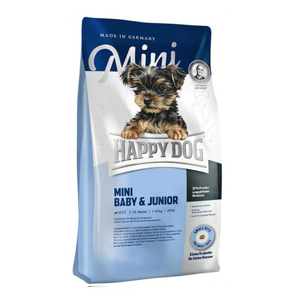خرید غذای خشک توله سگ نژاد کوچک هپی داگ - Happy Dog Mini Junior - پت زیپ
