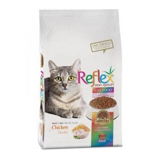 غذای خشک گربه رنگارنگ با طعم مرغ رفلکس - Reflex Multi Color Chicken