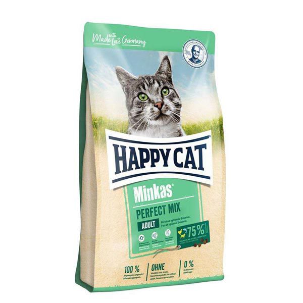 غذای خشک گربه مینکاس هپی کت - Happy Cat Minkas Perfect Mix