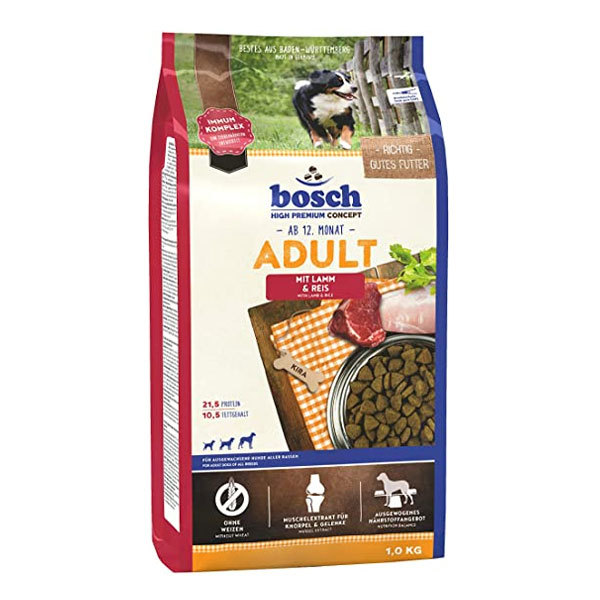 غذای خشک سگ با طعم بره و برنج بوش - Bosch Adult Lamm Reis