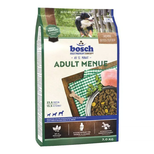 غذای خشک سگ بالغ بوش - Bosch Adult Menue