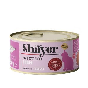 کنسرو گربه 200 گرمی با طعم ماهی شایر – Shayer Fish