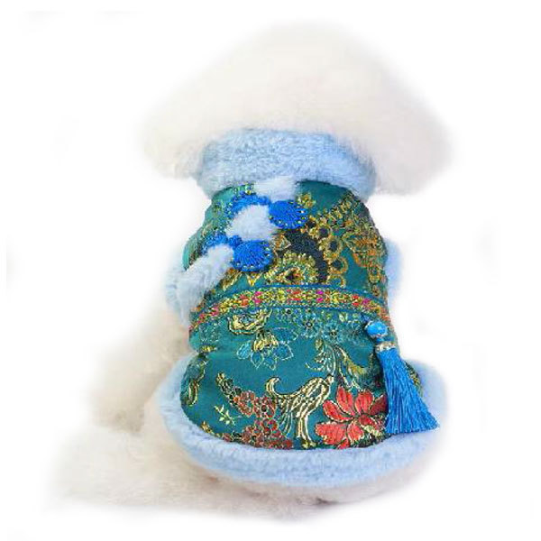 لباس کیمونو سگ با تم آبی