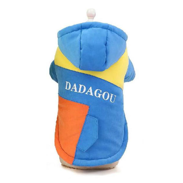 کاپشن سگ داداگو با تم آبی - Dadagou
