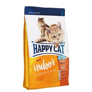 غذای خشک گربه خانگی با طعم ماهی سالمون هپی کت - Happy Cat Indoor