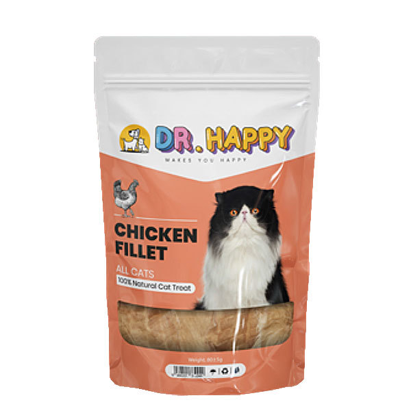 تشویقی گربه با فیله مرغ دکتر هپی - Dr Happy Chicken Fillet