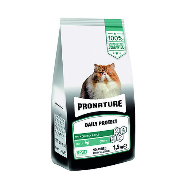 غذای گربه بالغ با طعم مرغ پرونیچر- Pronature Daily Protect