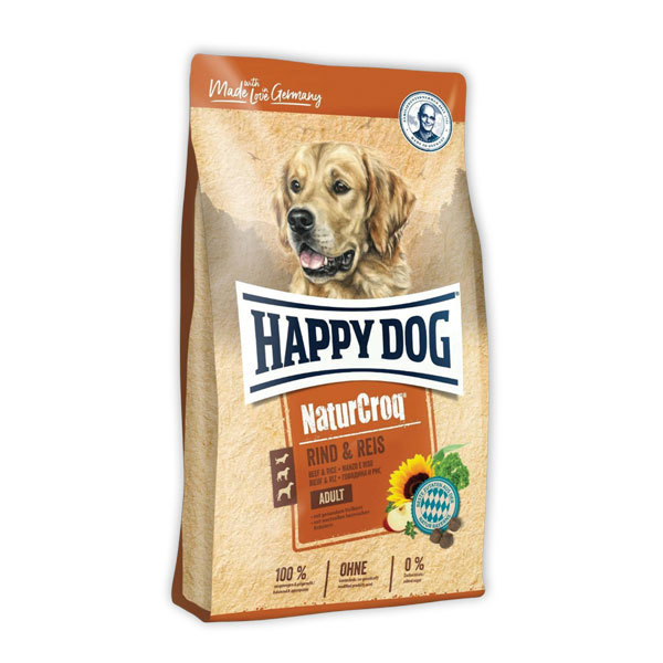 غذای سگ با گوشت گاو هپی داگ - Happy Dog NaturCroq Rind & Reis