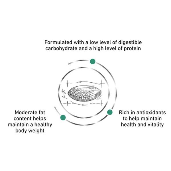 دانه بندی دیابتیک گربه رویال کنین