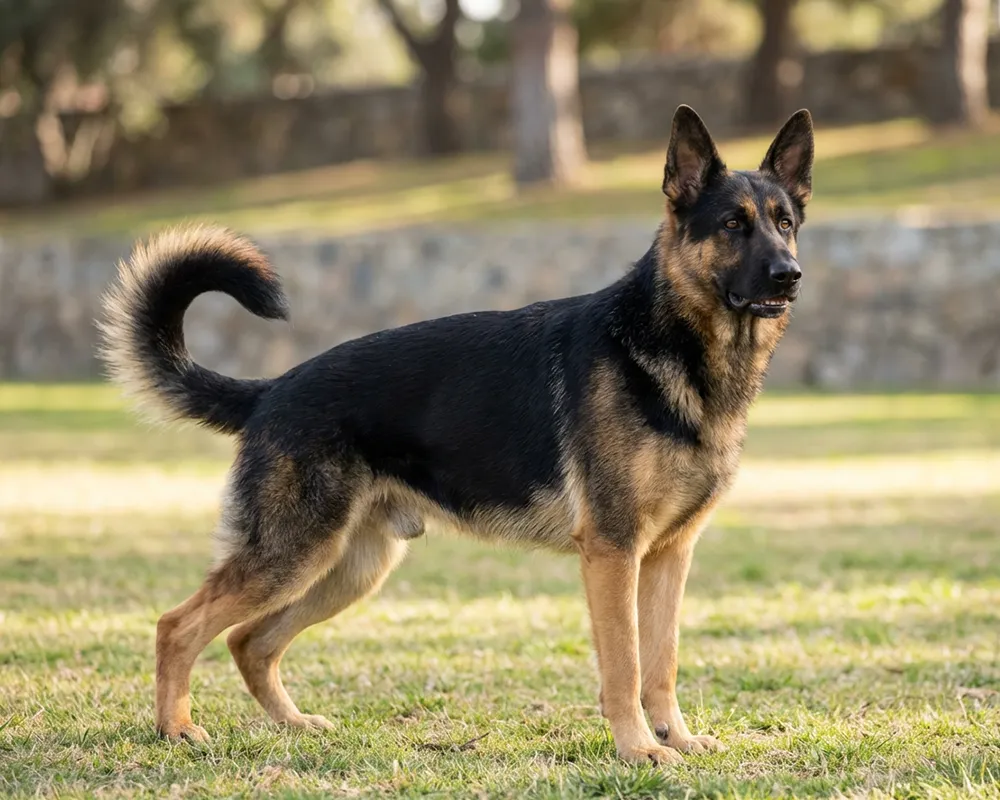 دم ژرمن شپرد اصیل